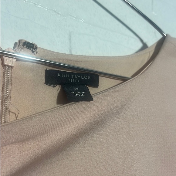 Ann Taylor Womens Dress Elegant Sleeveless Light Pink Sheath Dress Cocktail 8P - Picture 4 of 6